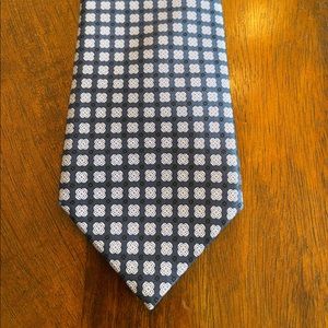 Canali silk purple tie